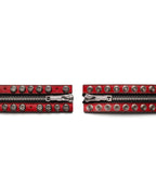 Red Split Button Belt