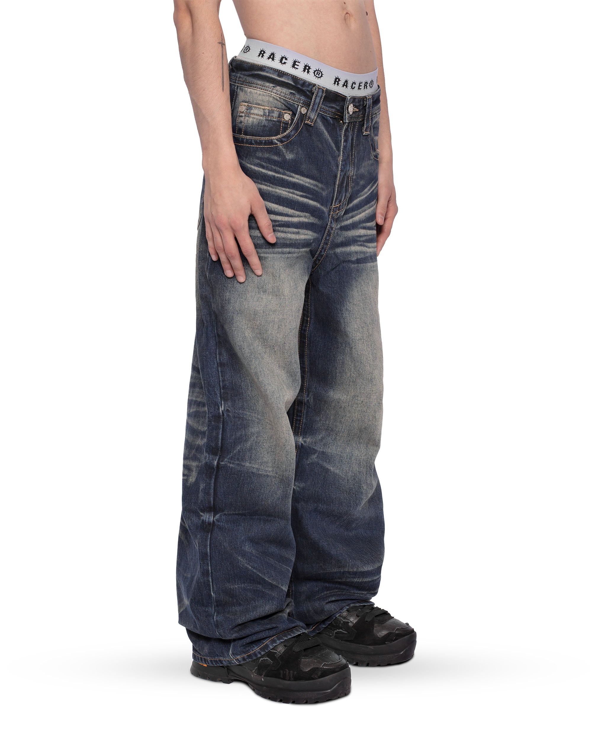 Blue SK8 Denim – Racer Worldwide