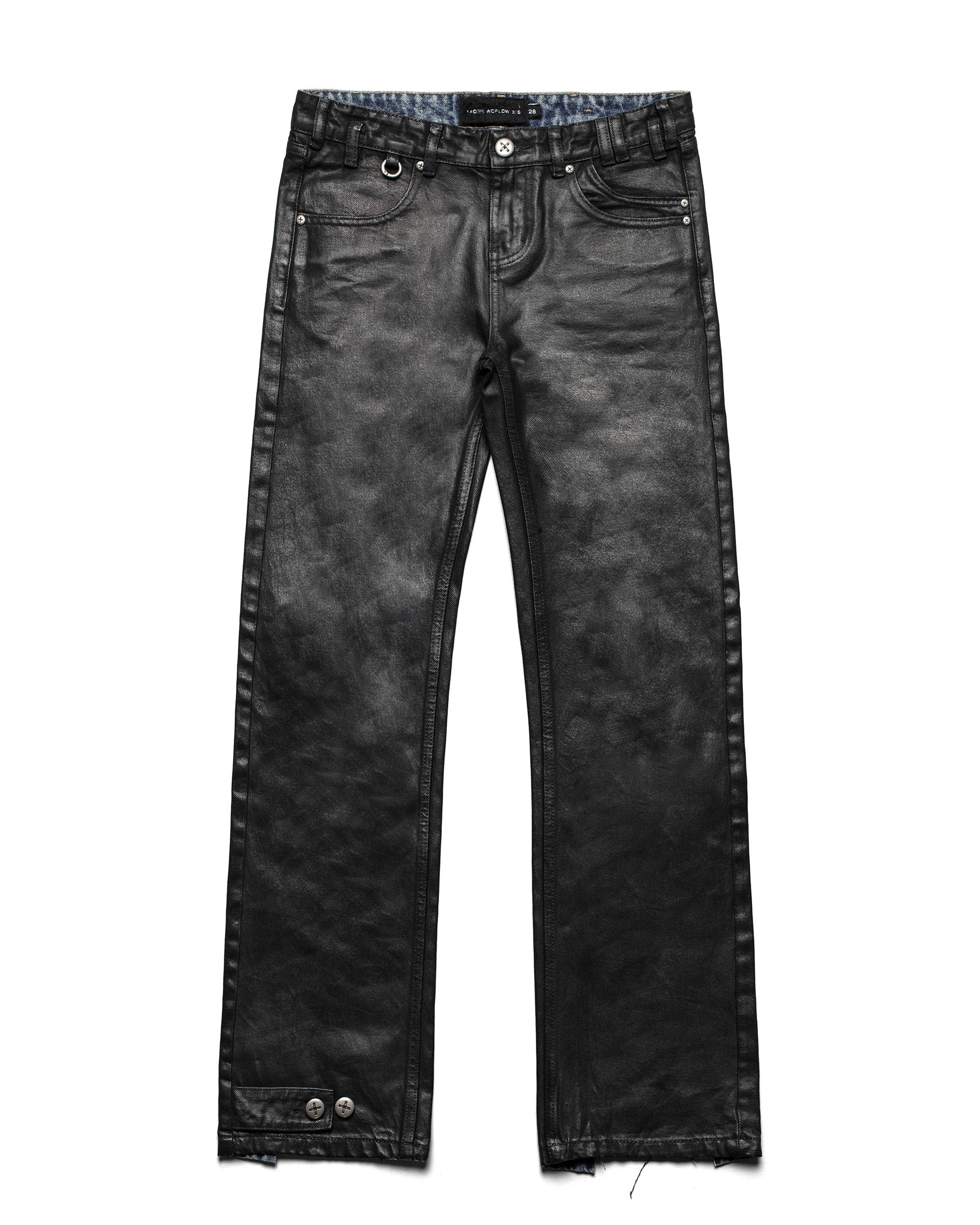 Coated Slim Low-Waist Denim – Racer Worldwide