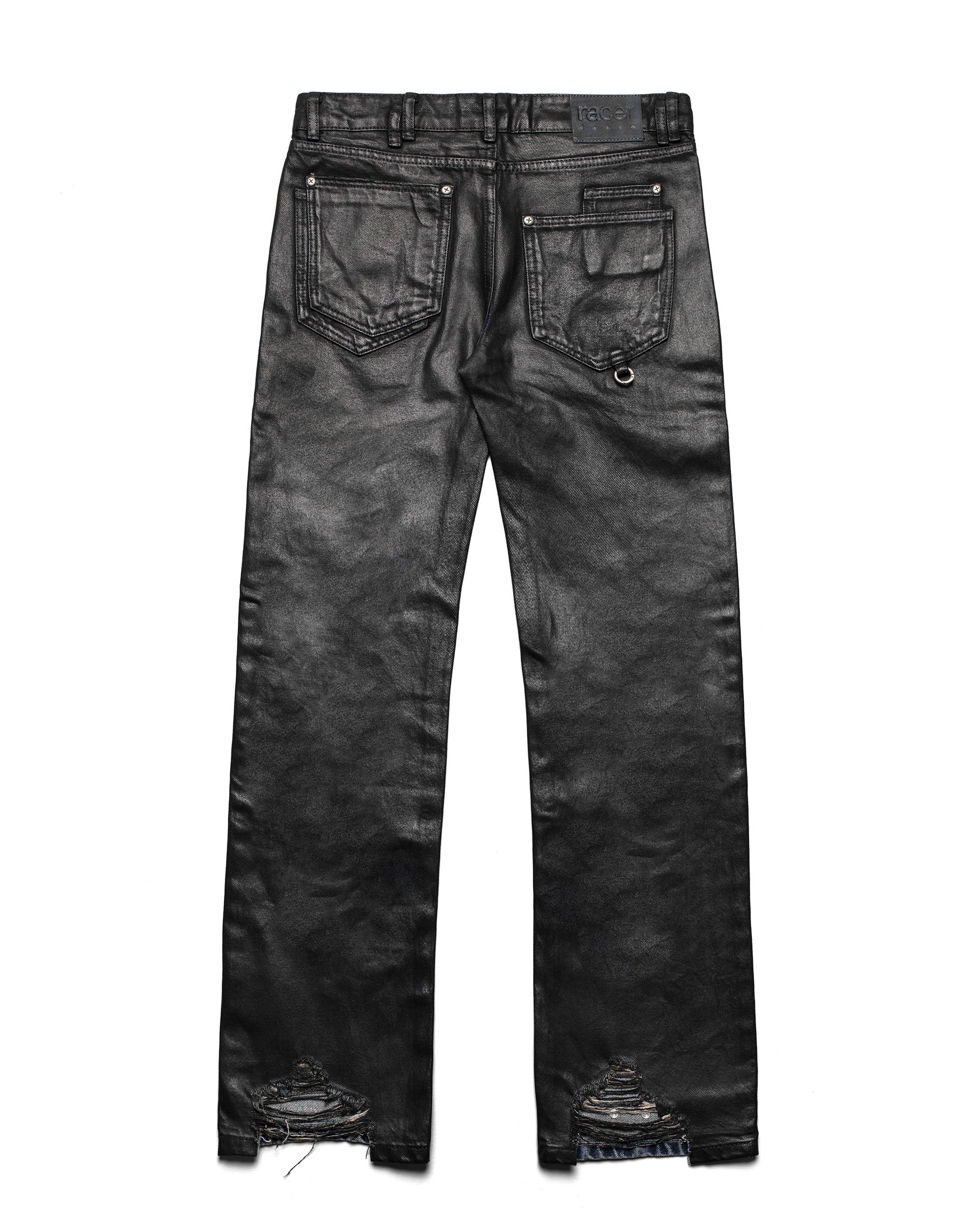 パンツ fagassent luster coating lowrise denim Coated Slim Low-Waist Denim – Racer Worldwide