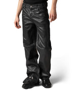 Coated Slim Low-Waist Denim