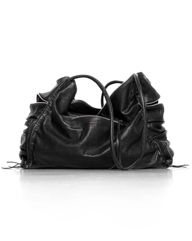 Oversized Carryall Leather Bag – Racer Worldwide