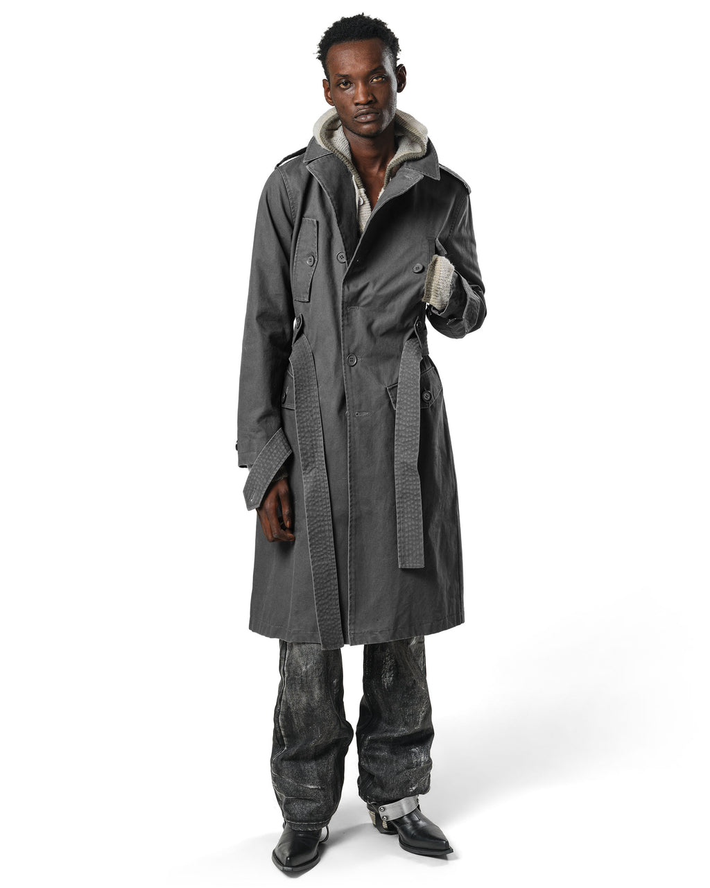 Washed Trench Coat