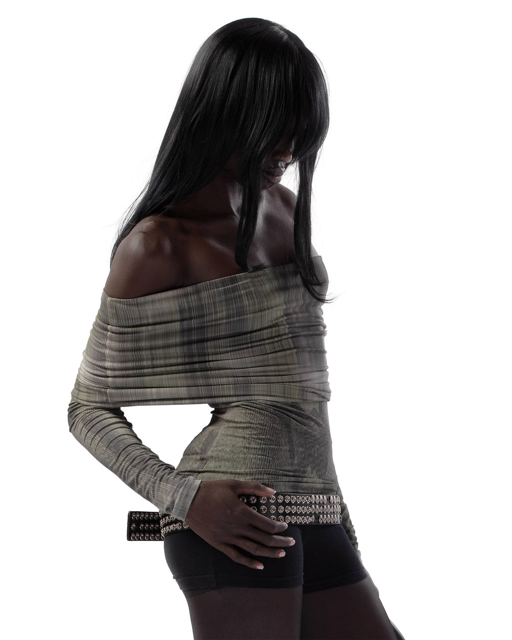 Glitch Camo Top