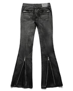 Wax Flared Denim