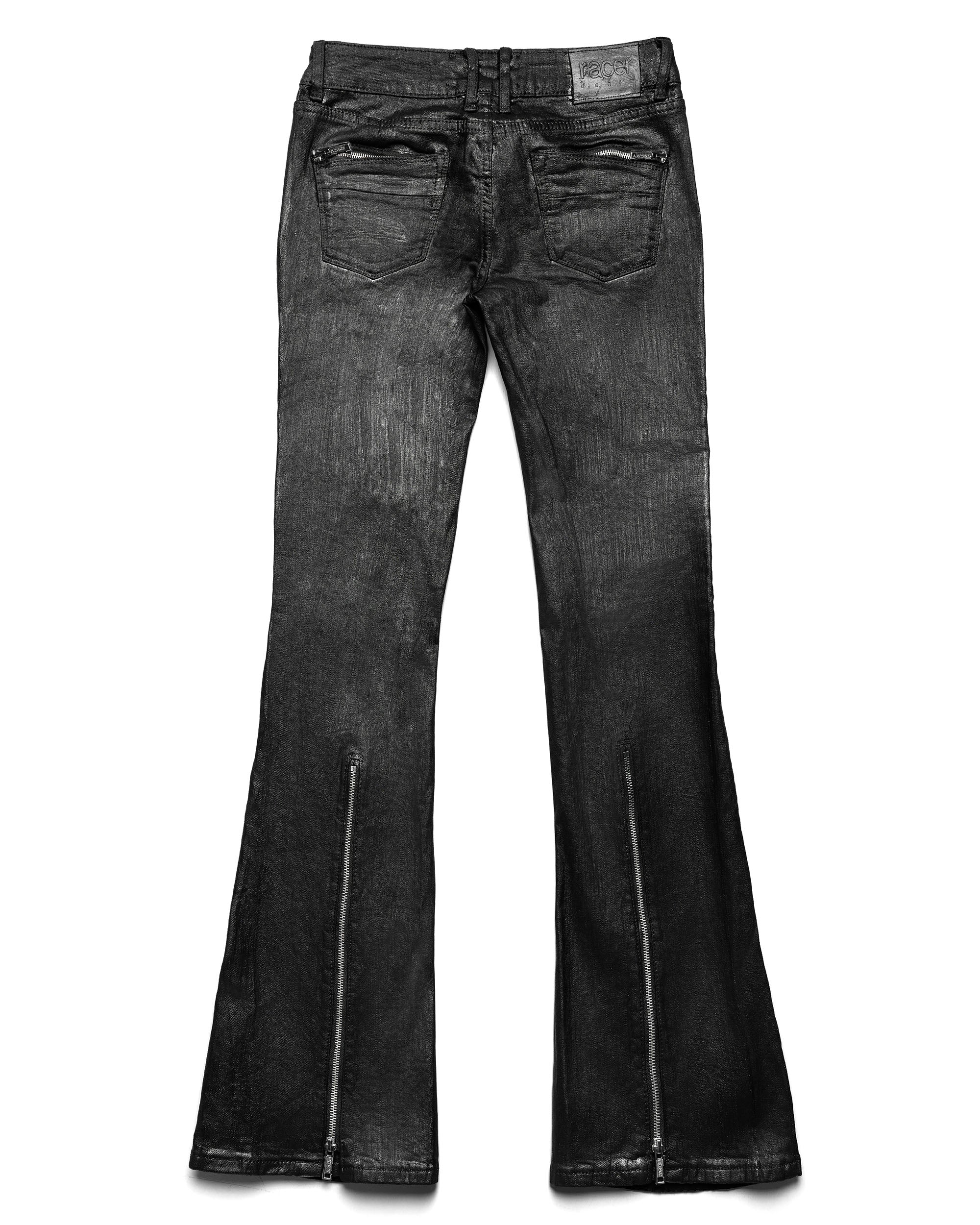 Wax Flared Denim