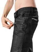 Wax Flared Denim
