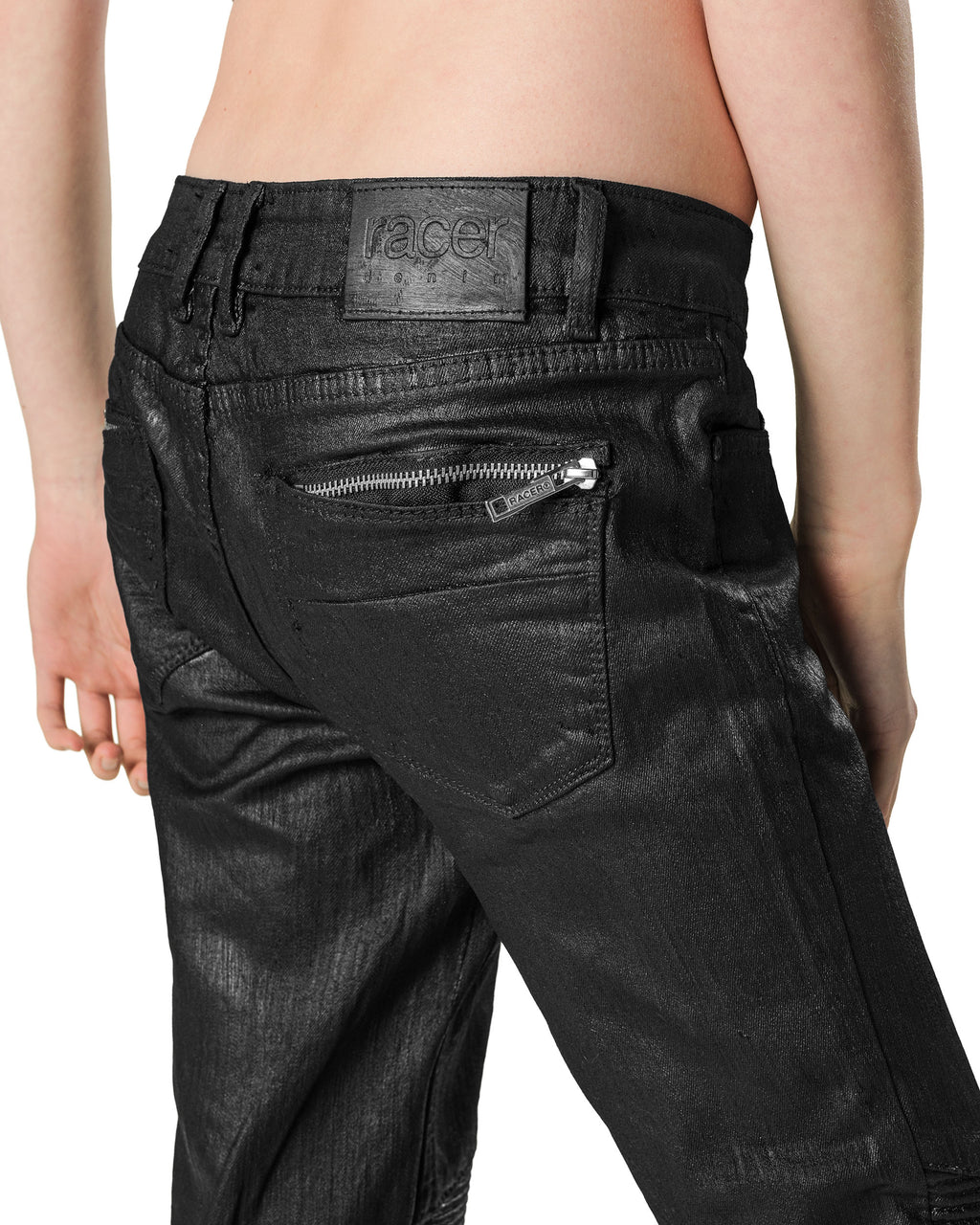 Wax Flared Denim