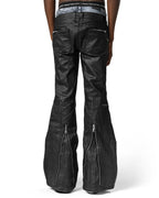 Wax Flared Denim