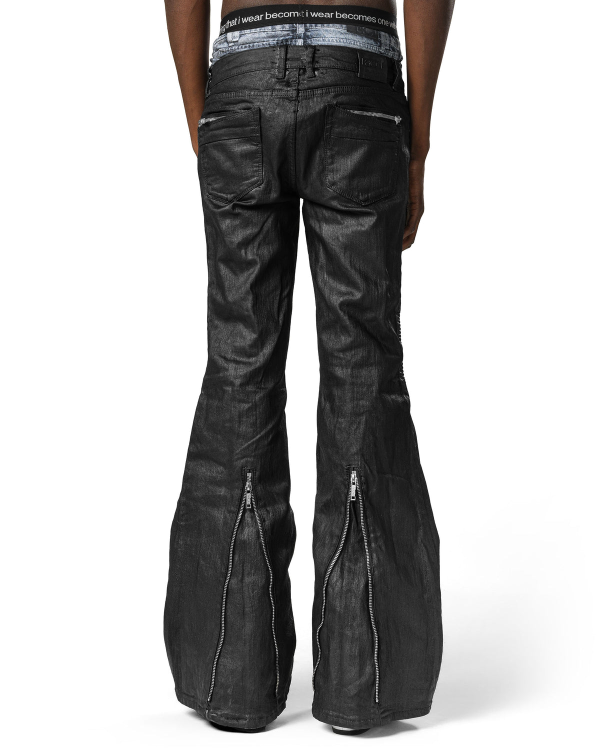 Wax Flared Denim