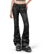 Wax Flared Jeans