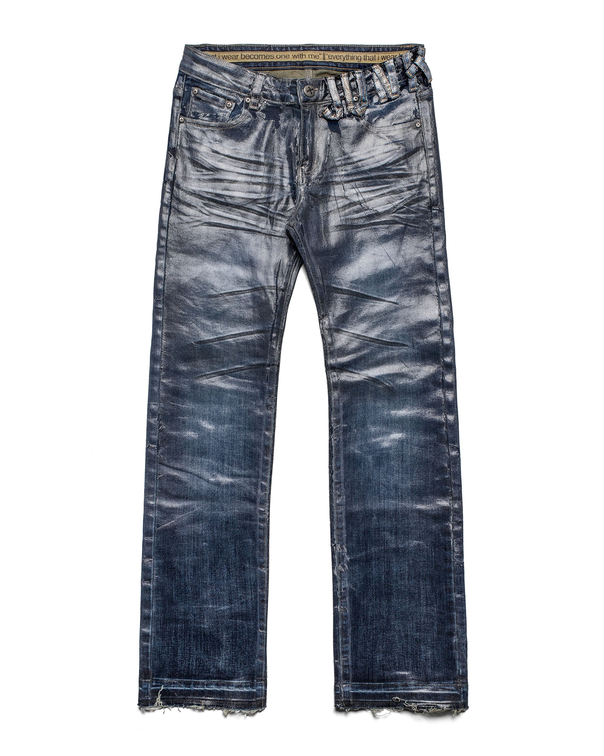Waxed Slim Gloss Denim – Racer Worldwide