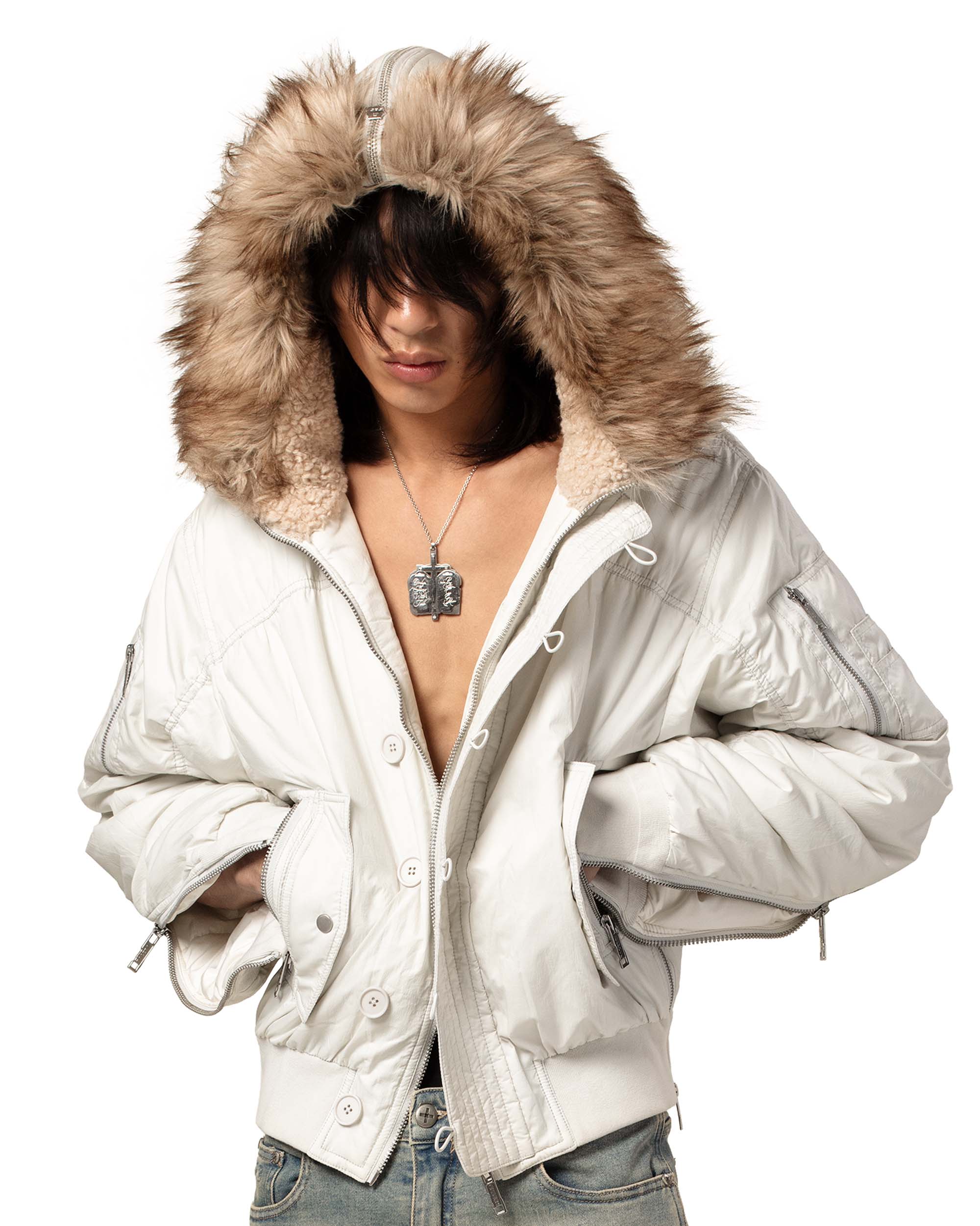 racerworldwide ファーベルト RACER WORLDWIDE】Fur Leather Belt | OUR BRAND,RACER