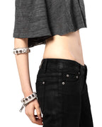 White Split Button Bracelet