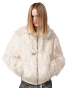 Tundra White Fur Bomber