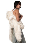Tundra White Fur Bomber