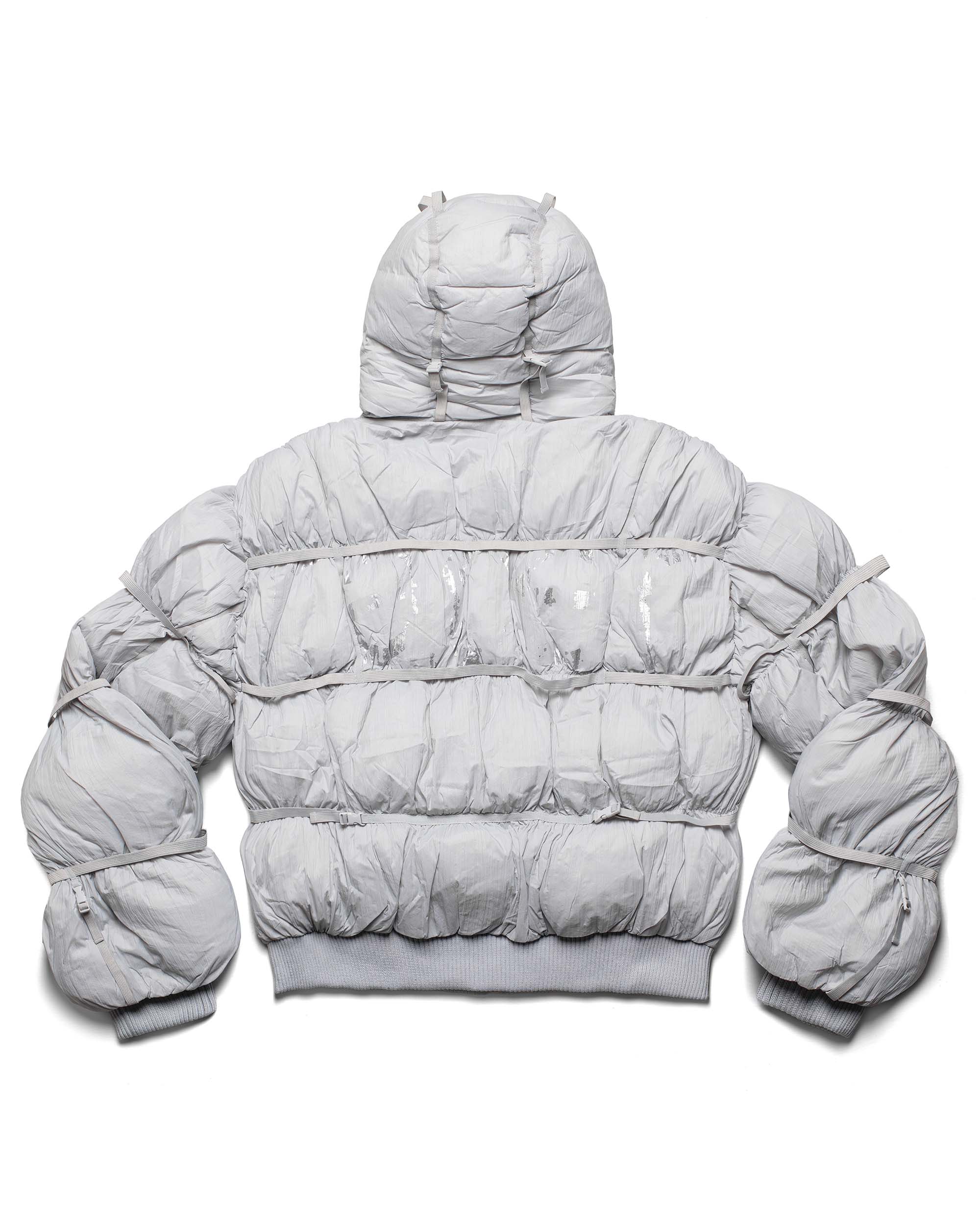 Grey Puffer Jacket X – Racer Worldwide