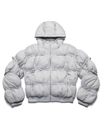 Grey Puffer Jacket X