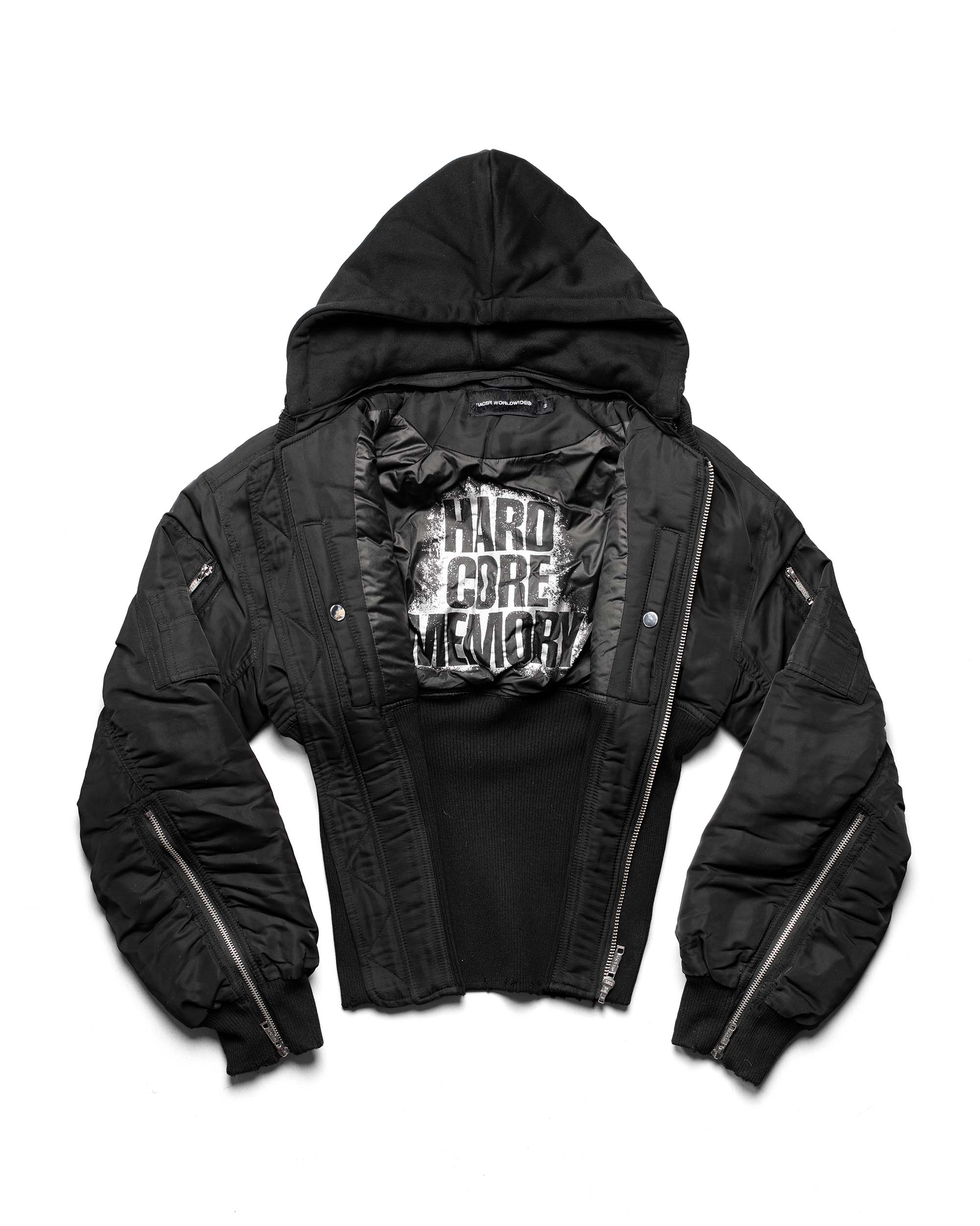 Black Fitted Bomber