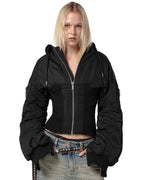 Black Fitted Bomber