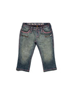 Rock Revival Pink Stitch Capri