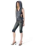 Rock Revival Pink Stitch Capri