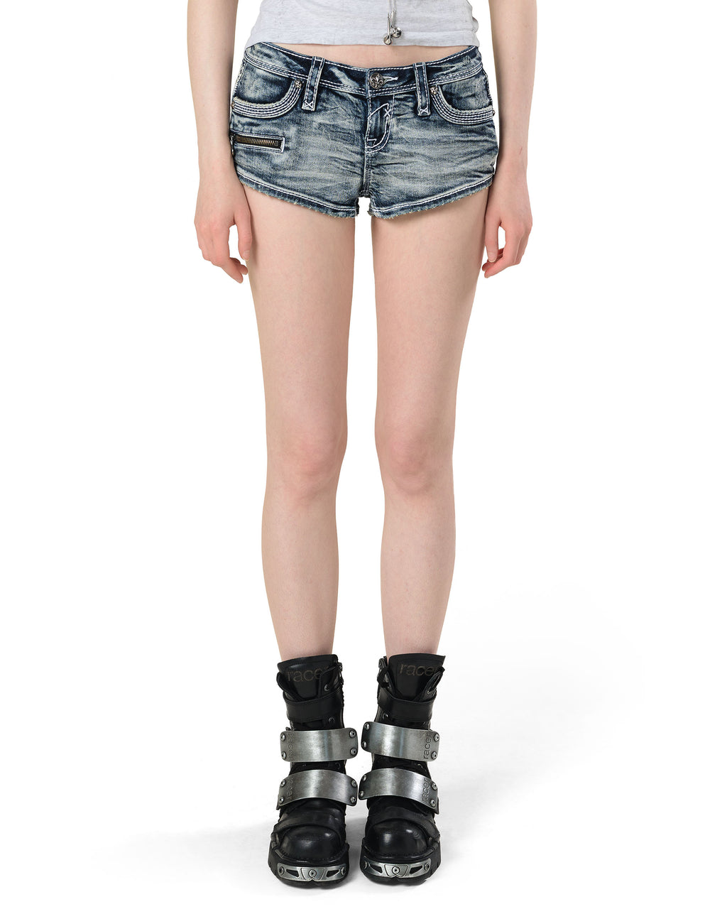 Rock Revival Denim Mini Shorts