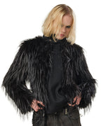 Wool Fur Hybrid Jacket