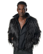 Wool Fur Hybrid Jacket