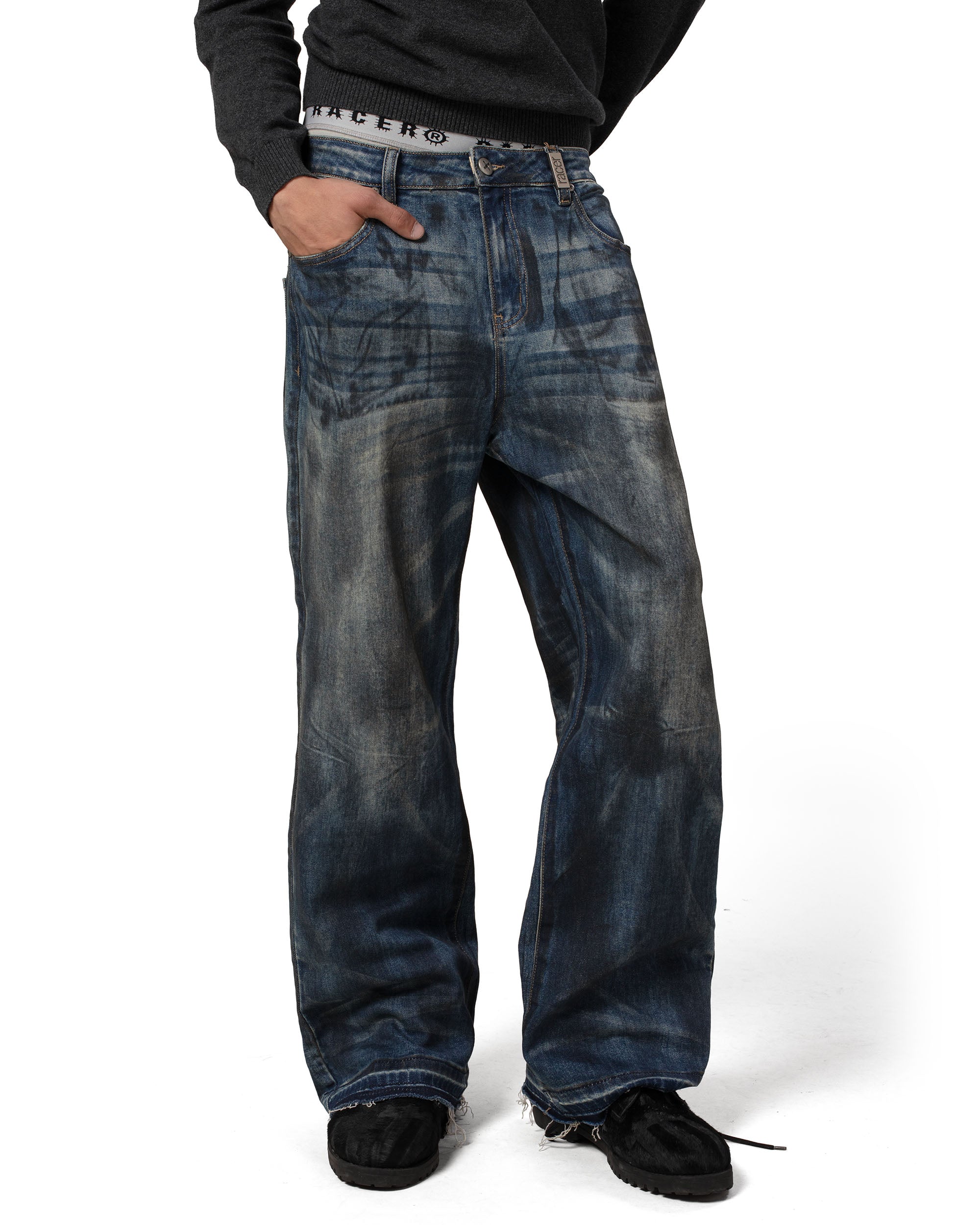 Overpainted Denim – Racer Worldwide