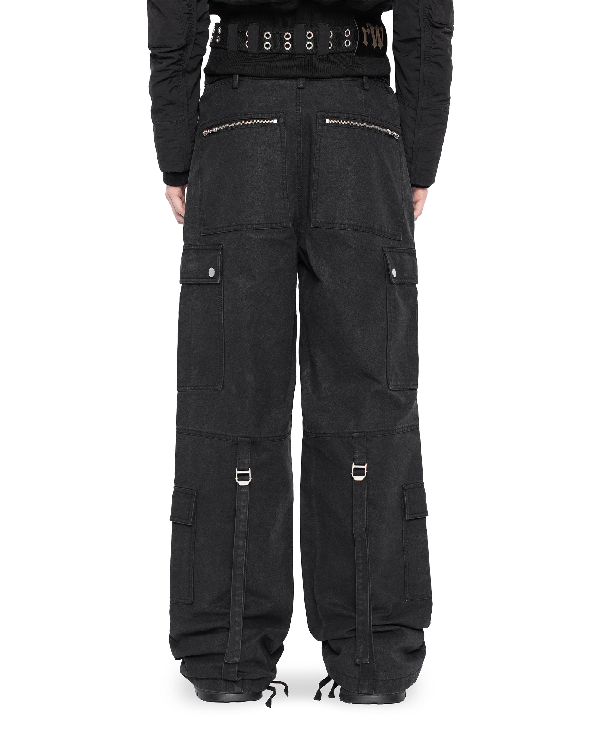 GRANCY ZipDesign Cargo Pants ブラック Mサイズ GRANCY】ZipDesign CargoPants / ジップデザイン カーゴパンツ