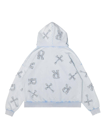 Washed Ice Patch Hoodie