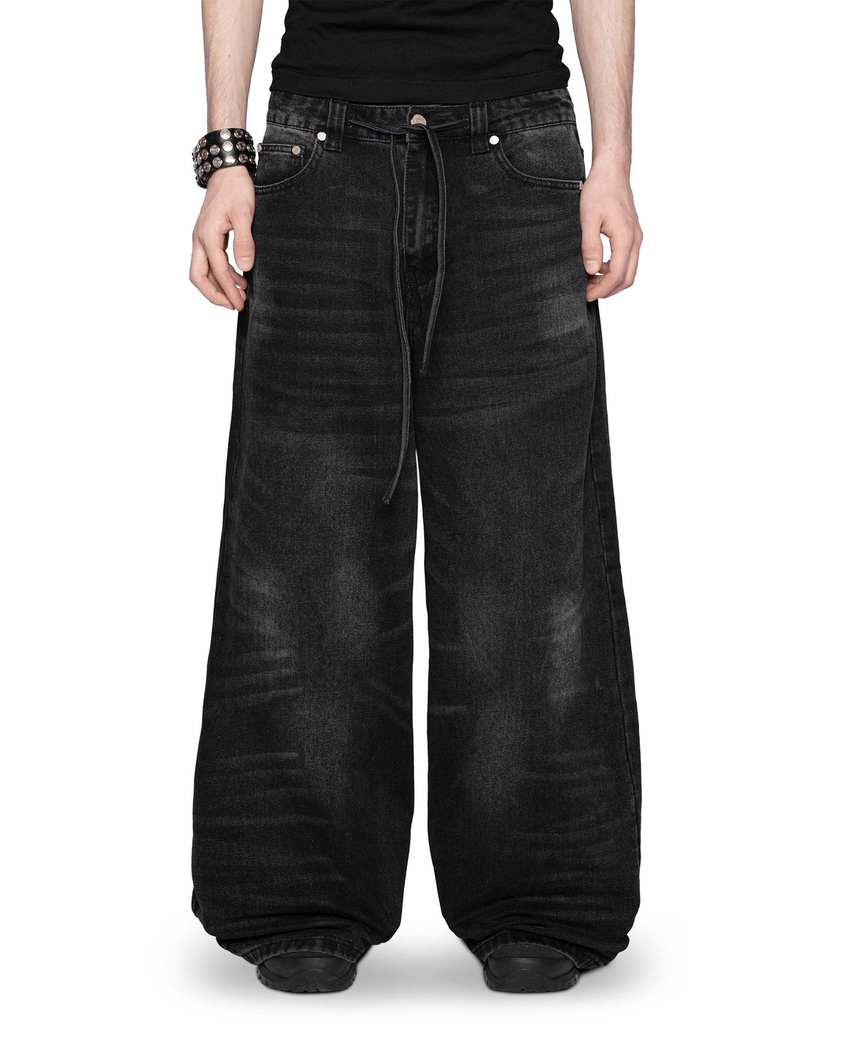 Black Ultra Wide Jeans – Racer Worldwide