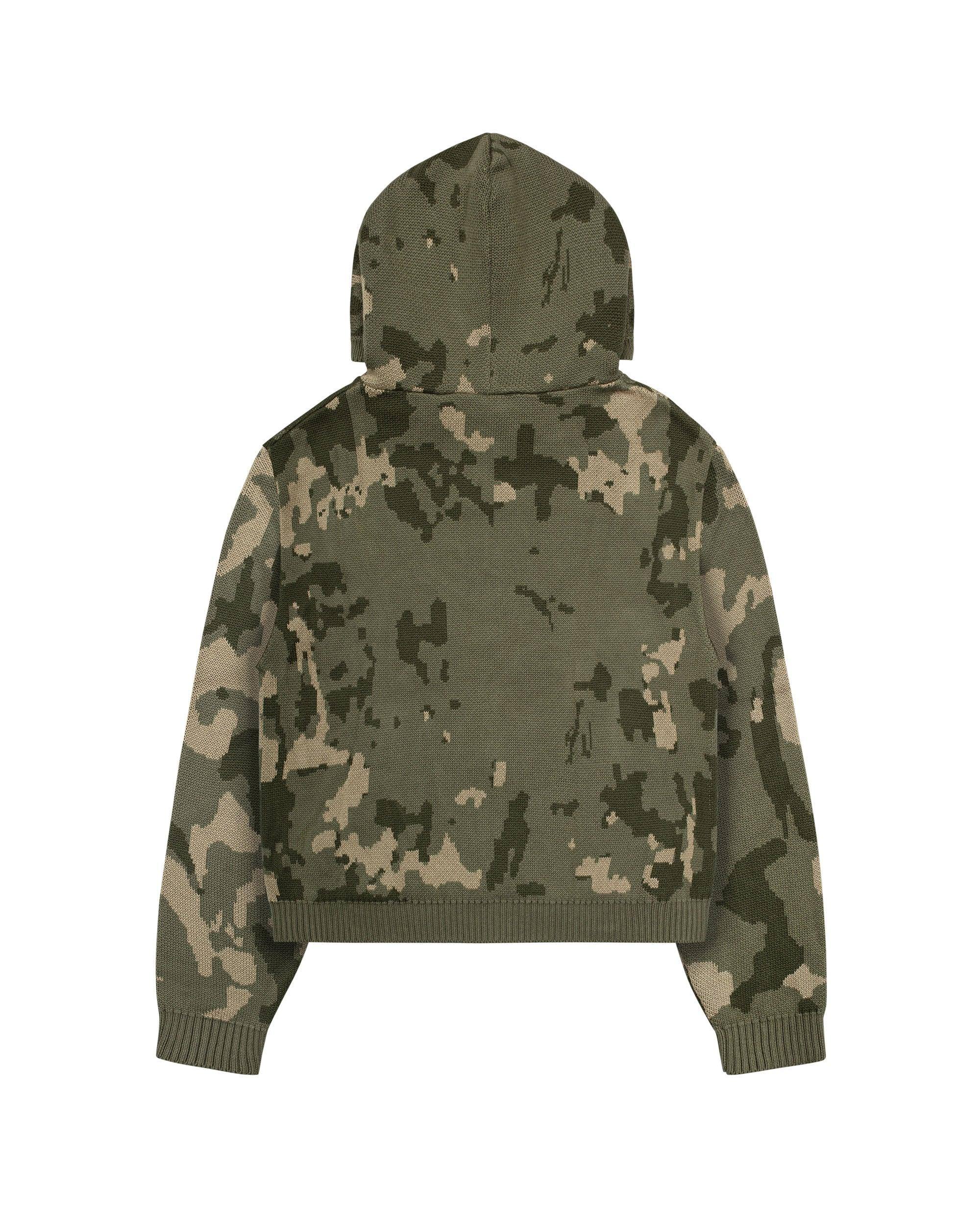 Green Camo Knit Hoodie – Racer Worldwide