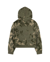 Camo Knit Zip Hoodie