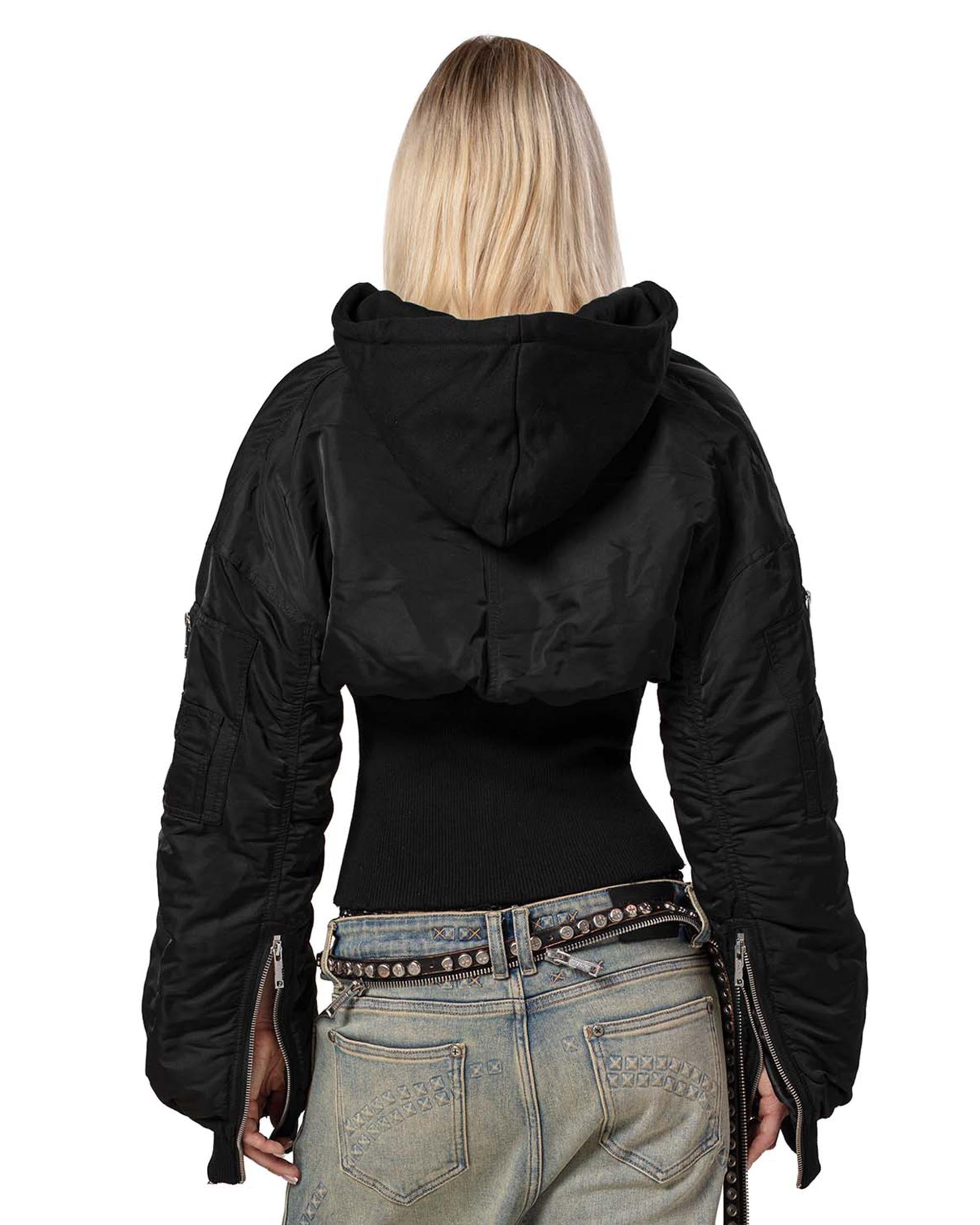 Black Fitted Bomber