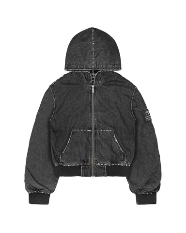 ★OY★DUMP WORK HOODED JACKET - WASHED BLACK★正規品/送料込 ☆OY☆DUMP WORK HOODED JACKET - WASHED BLACK☆正規品/送料込