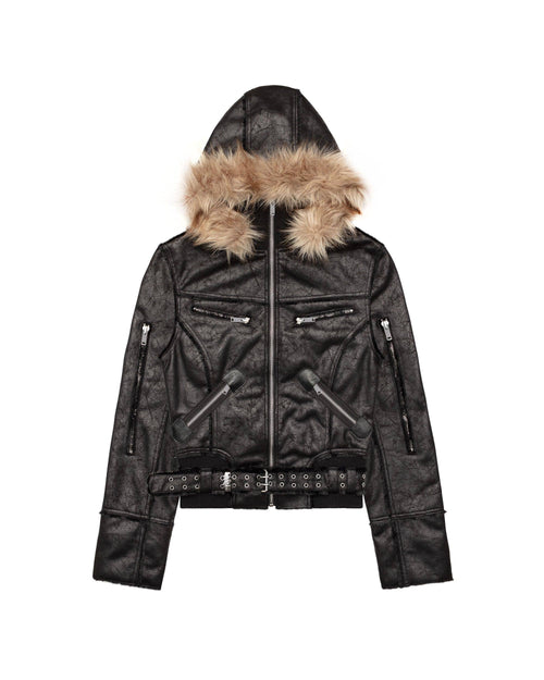 Black Sheepskin Jacket