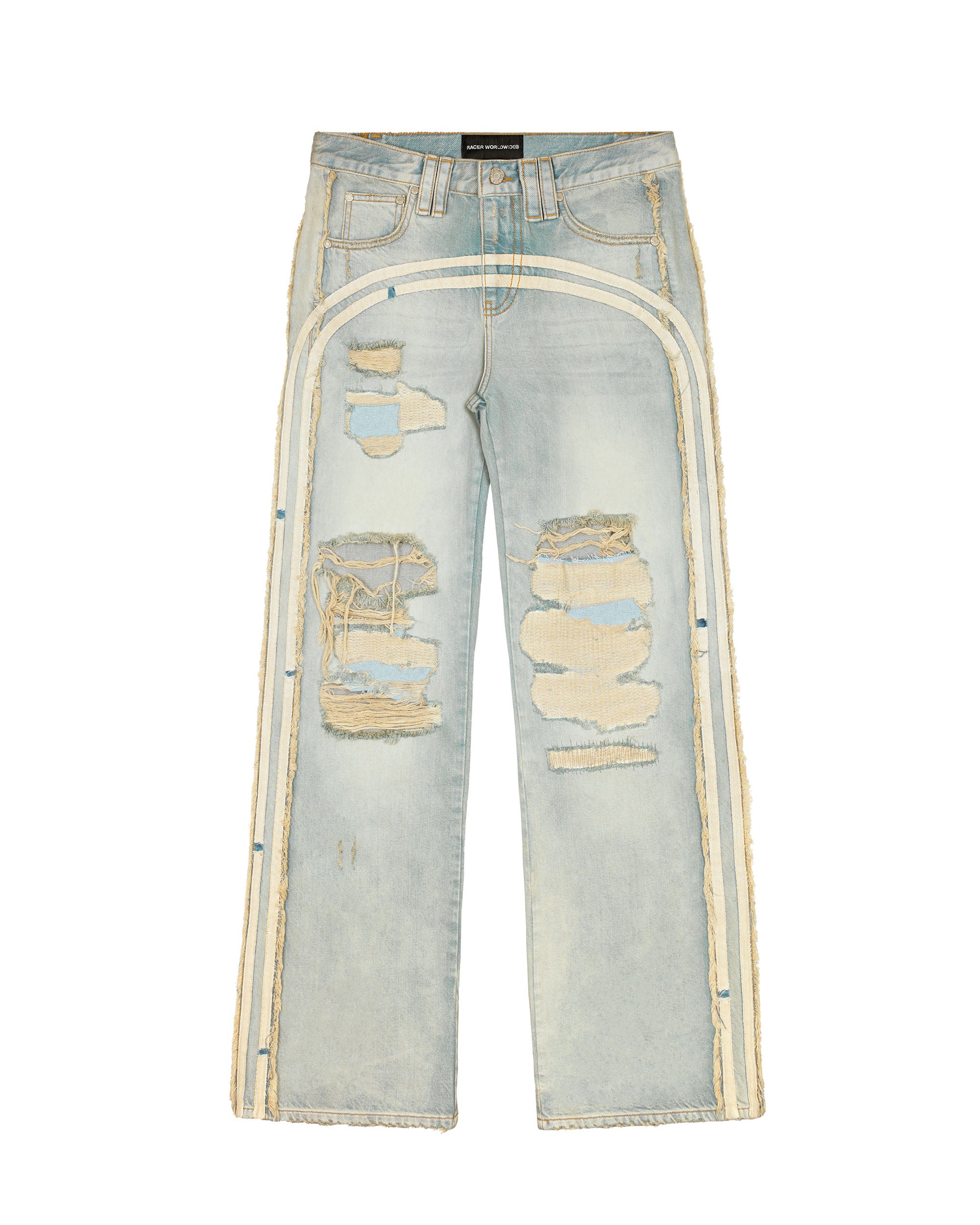 Light Blue Track Jeans – Racer Worldwide