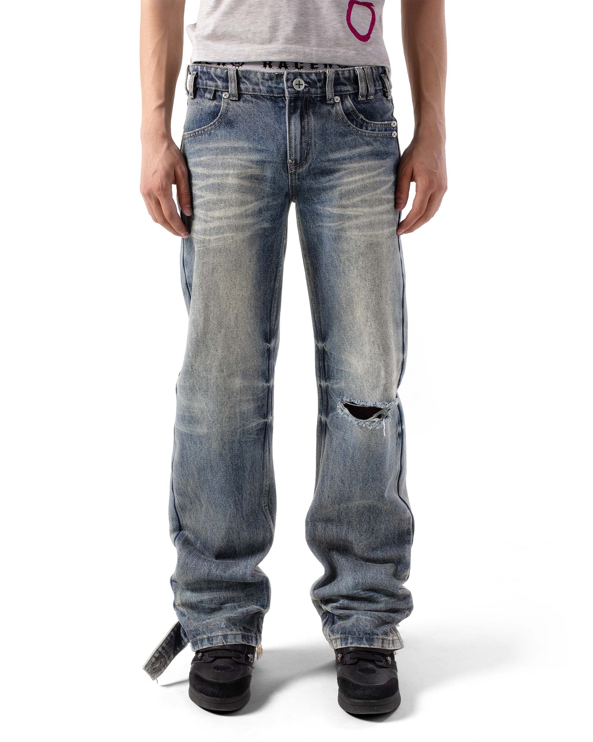 Slim Low-Waist Denim – Racer Worldwide