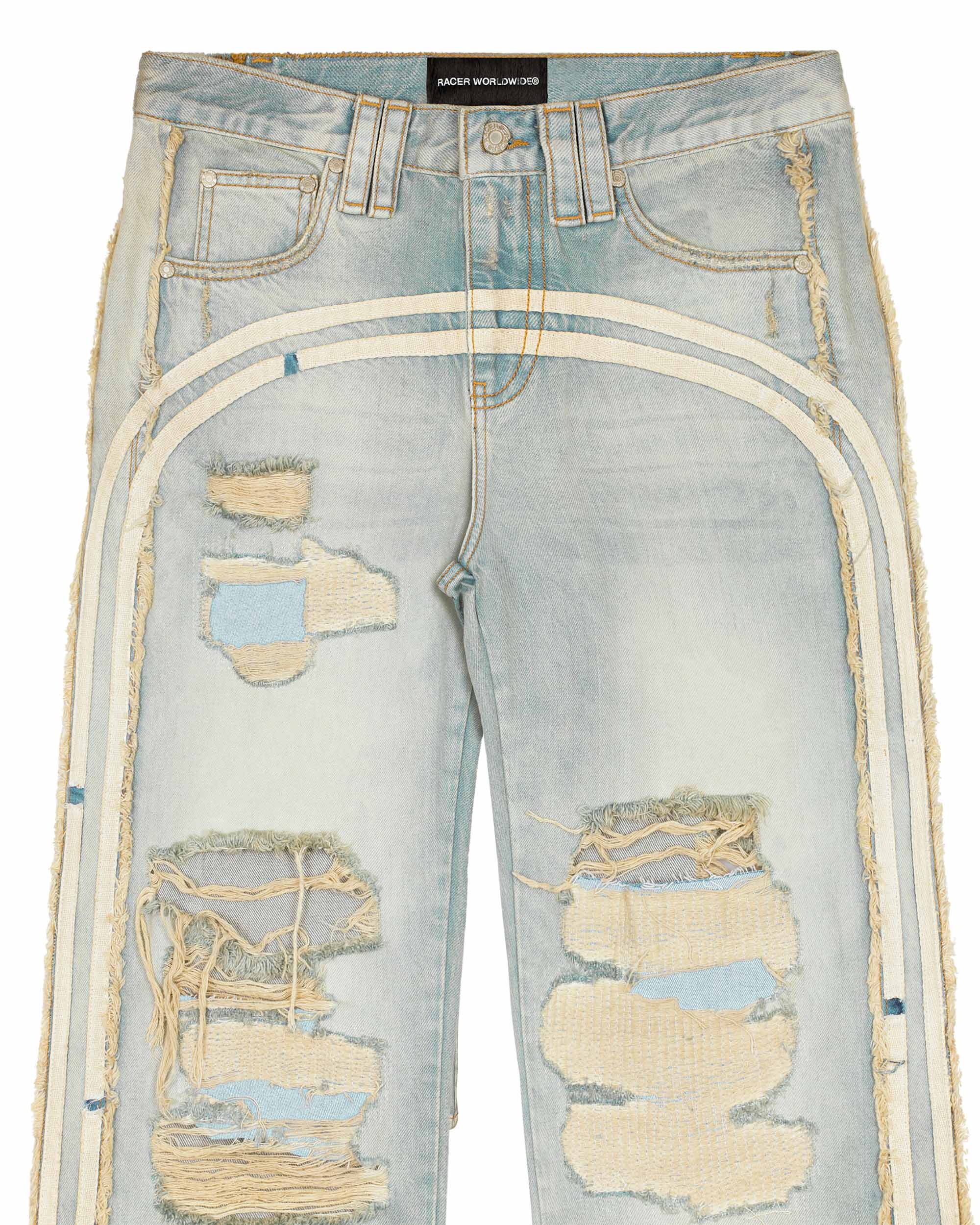 Light Blue Track Jeans – Racer Worldwide