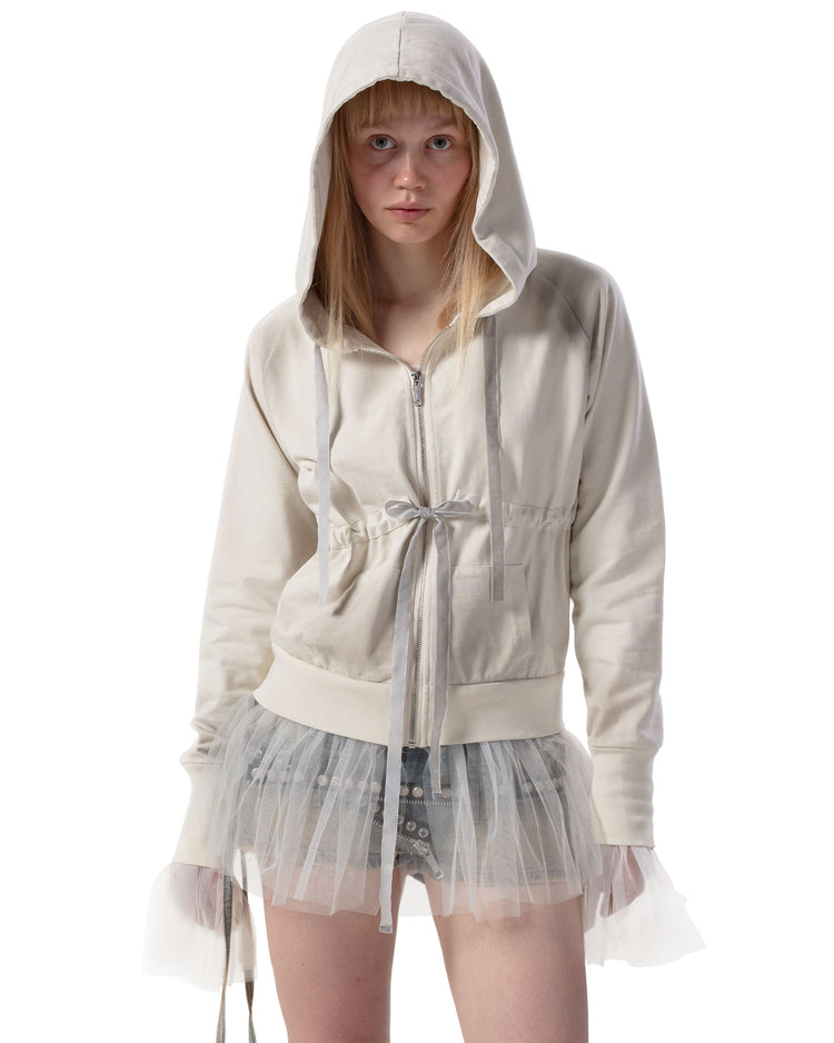 【typeservice】24fw Ruffled Hoodie Jumper typeservice】24fw Ruffled Hoodie Jumper