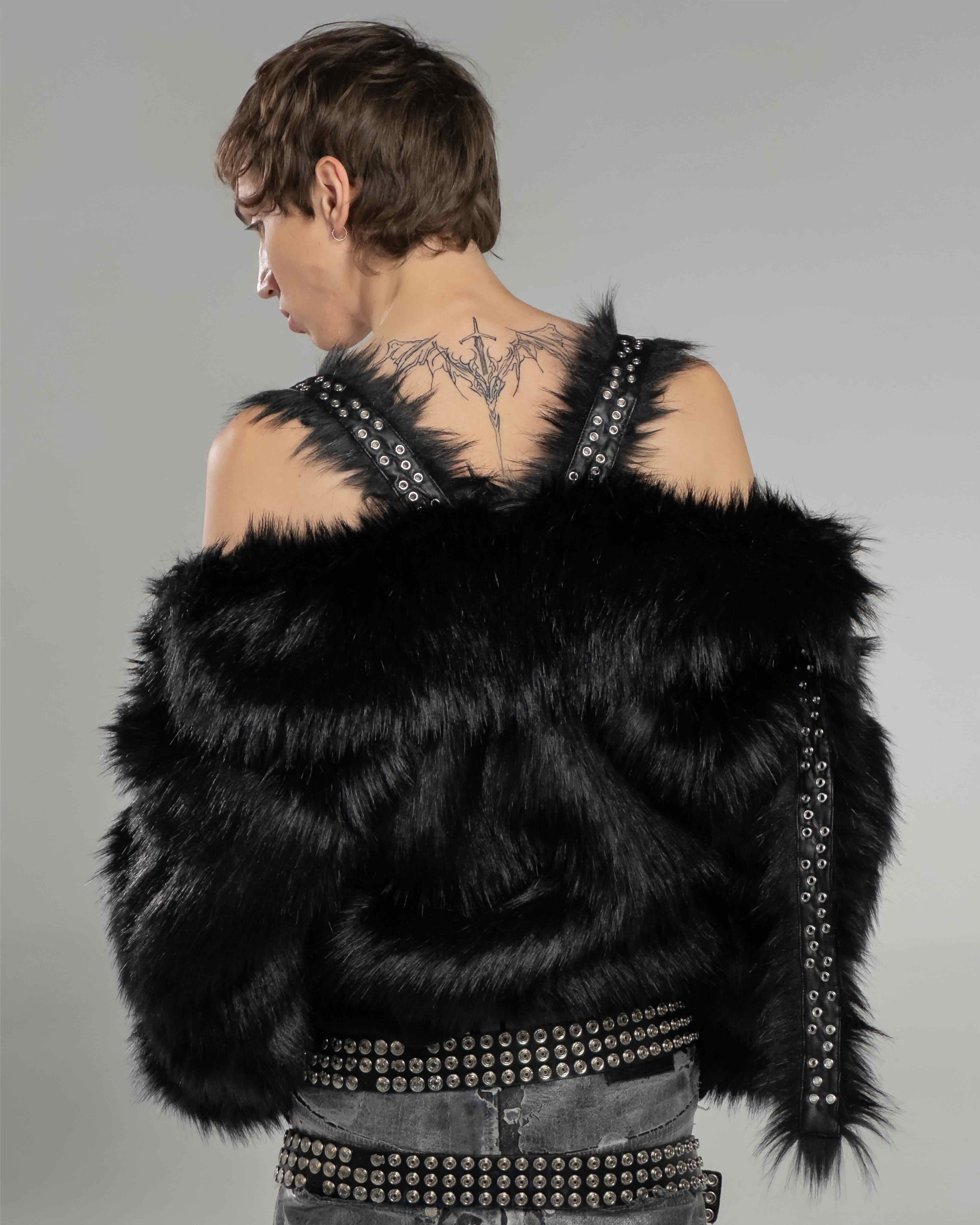 Black Fur Bomber – Racer Worldwide