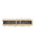 Faux Fur Leather Belt