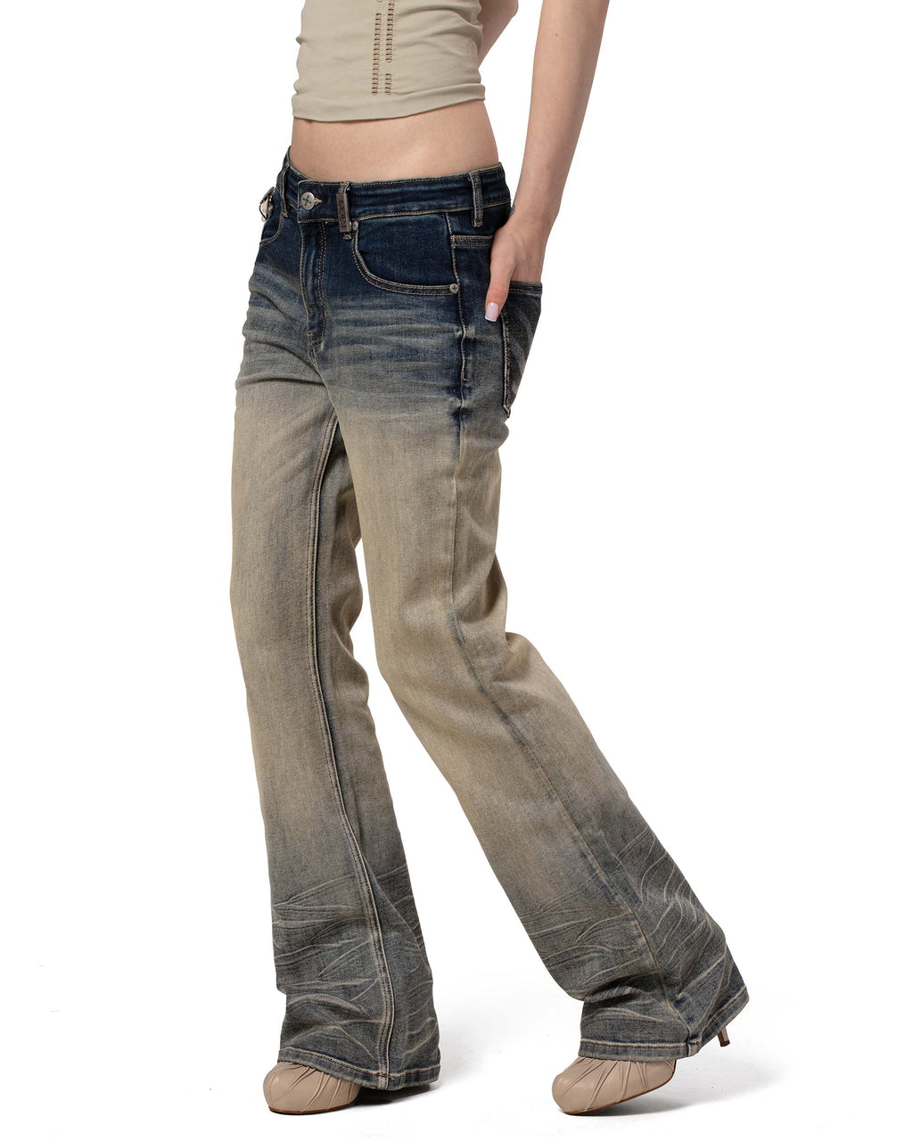 Bootcut Fade Denim