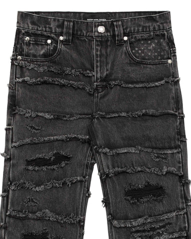 Washed Flag Jeans – Racer Worldwide