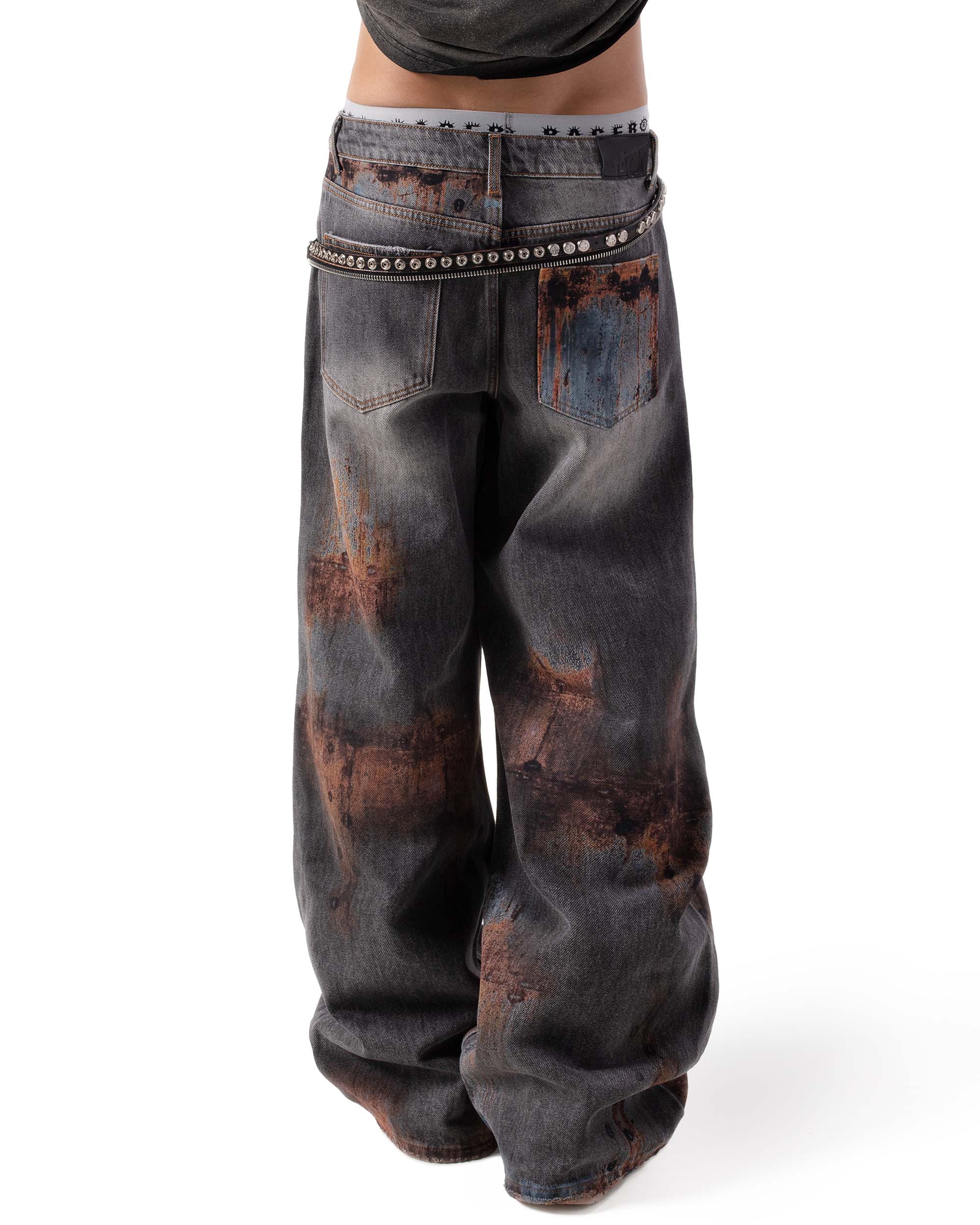 パンツ RACER WORLDWIDE Dark Blue Jeans 30 Black Rust Denim – Racer Worldwide