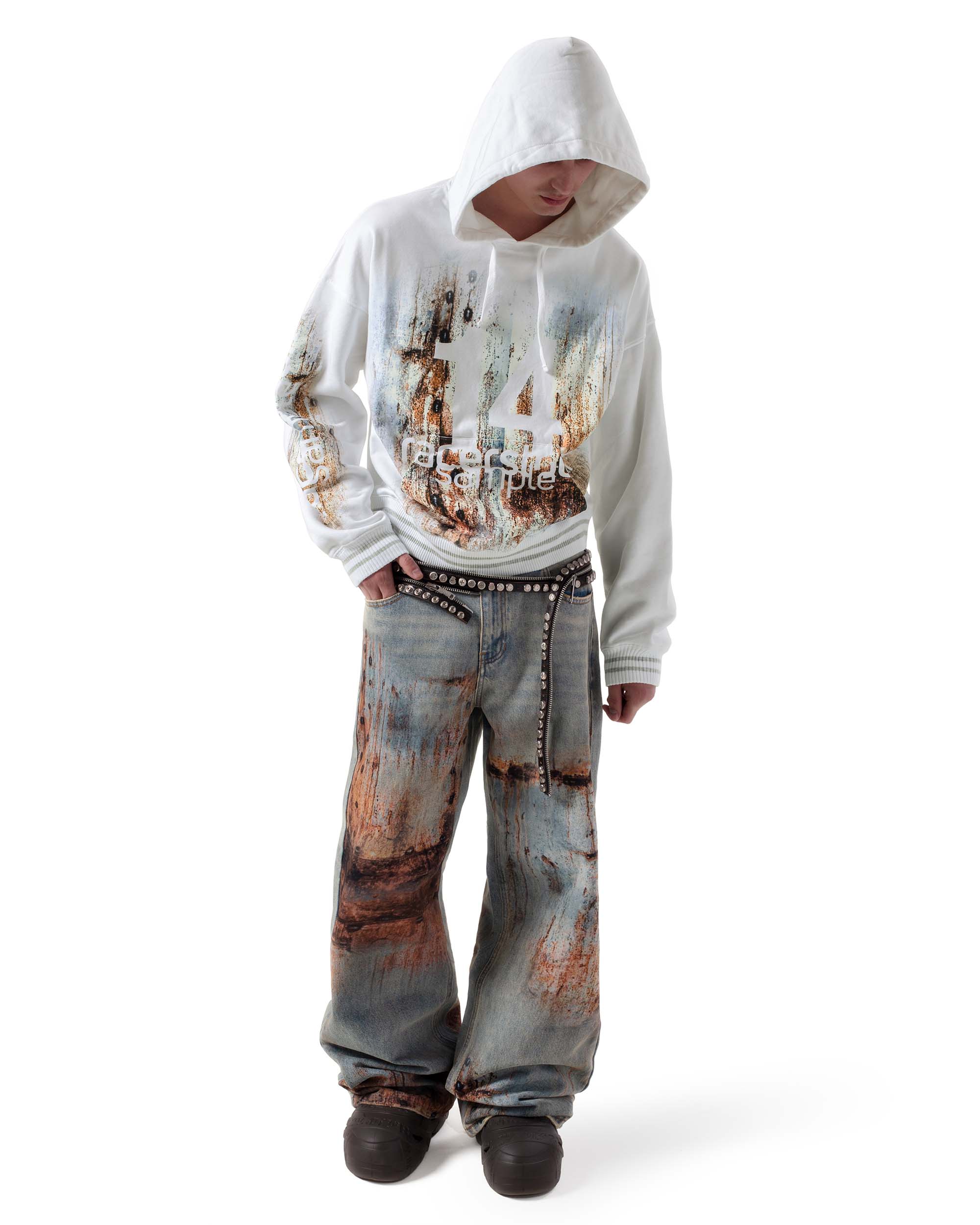 White Rust Hoodie – Racer Worldwide