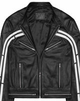 Track Leather Jacket
