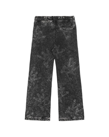 注目の的!【RACER WORLDWIDE】Faded Silver Track Sweatpants SK8 Sweatpants – Racer Worldwide